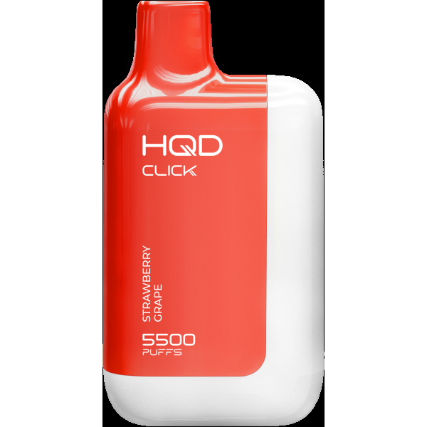 POD-система Hqd Click Устройство + Картридж Клубника Виноград (5500 Затяжек) в Краснодаре