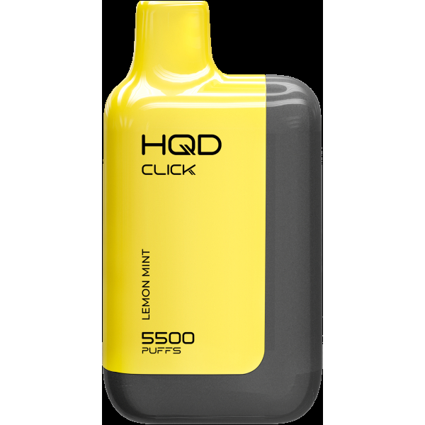 POD-система Hqd Click Устройство + Картридж Лимон Мята (5500 Затяжек) в Краснодаре