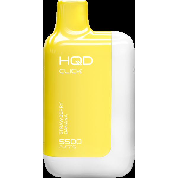 POD-система Hqd Click Устройство + Картридж Клубника Банан (5500 Затяжек) в Краснодаре