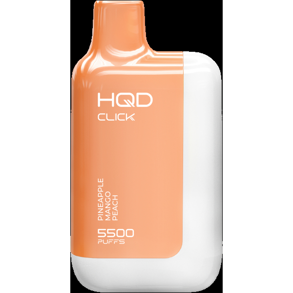 POD-система Hqd Click Устройство + Картридж Ананас Манго Персик (5500 Затяжек) в Краснодаре