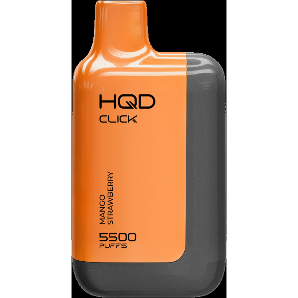 POD-система Hqd Click Устройство + Картридж Манго Клубника (5500 Затяжек) в Краснодаре