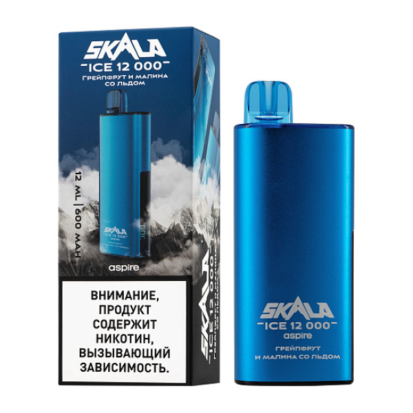 Электронка Skala Ice 12000 Грейпфрут И Малина Со Льдом в Краснодаре
