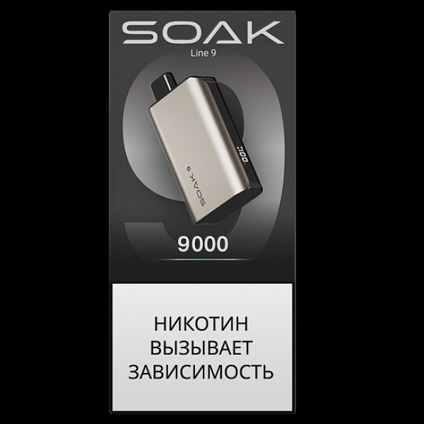 Электронка Soak 9 Titanium 9000 Ананас Маракуйя в Краснодаре
