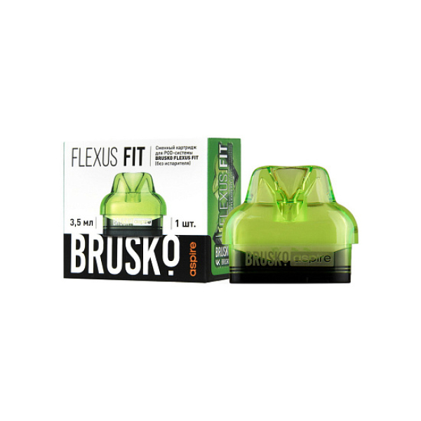 Сменный Картридж Brusko Flexus Fit (Зеленый) 3,5 Мл, Упак. 1 Шт в Краснодаре