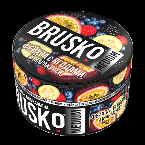 Смесь Brusko Фейхоа С Ягодами И Маракуйей (Medium)  250 гр в Краснодаре
