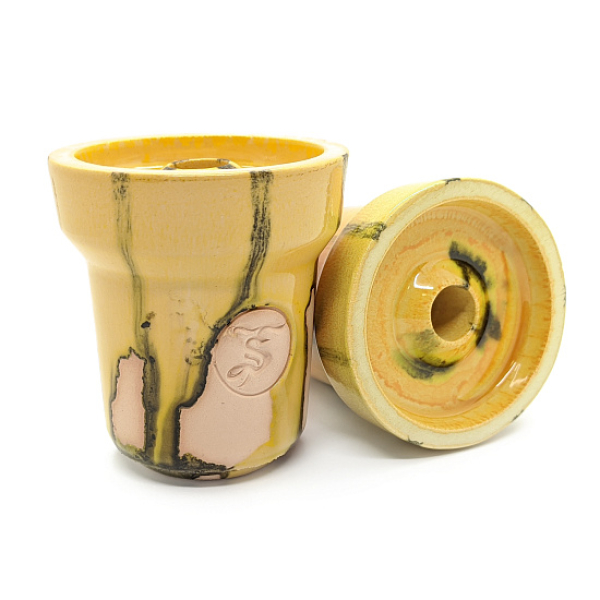 Чаша St Bowls Phunnel Glaze Желтая С Полосками в Краснодаре