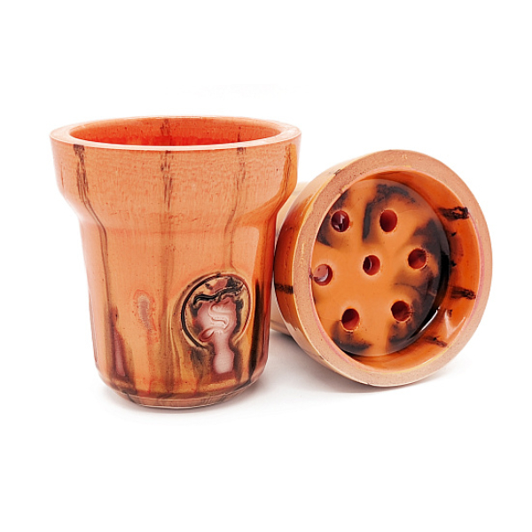 Чаша St Bowls Phunnel Glaze Оранжевая С Полосками в Краснодаре