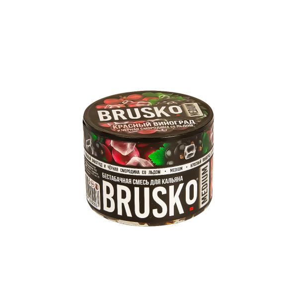 Смесь Brusko Medium Красный Виноград И Чёрная Смородина Со Льдом  50 гр в Краснодаре