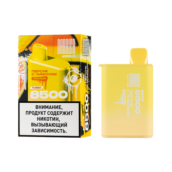Электронка Dabbler Turbo Персик С Лимоном 8500 затяжек в Краснодаре