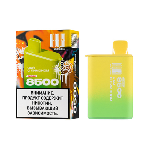 Электронка Dabbler Turbo Чай С Лимоном 8500 затяжек в Краснодаре