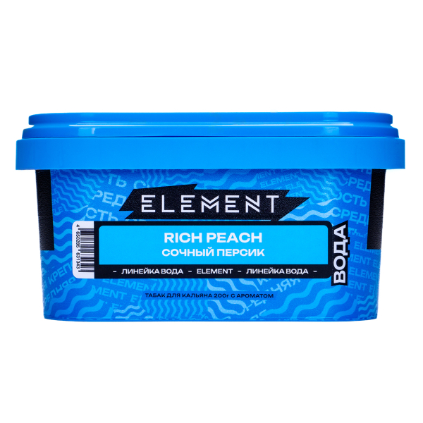 Табак Element Вода Rich Peach 200 грамм в Краснодаре