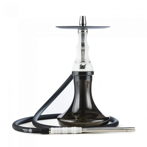 Кальян Alpha Hookah Beat White Silver Тонированн Колба  в Краснодаре