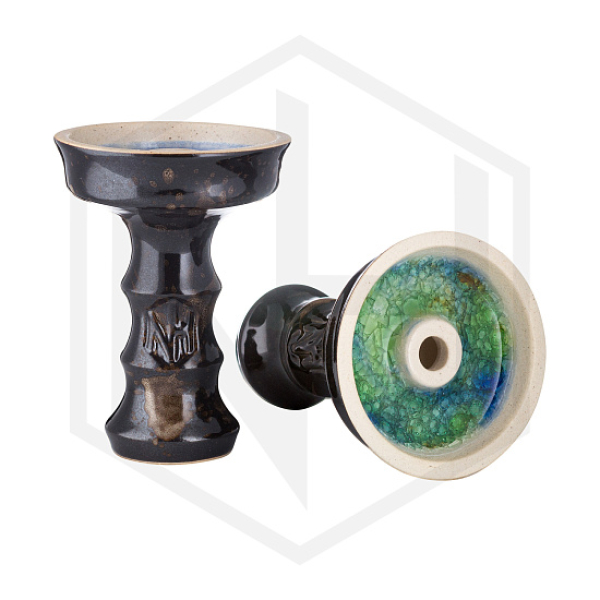 Чаша Nejn Lotus Glaze Black Черная для кальяна в Краснодаре