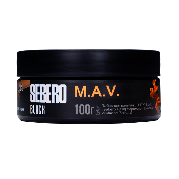 Табак Sebero Black M.a.v. 100 грамм в Краснодаре