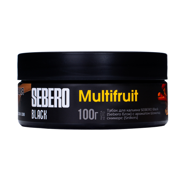 Табак Sebero Black Multifruit 100 грамм в Краснодаре