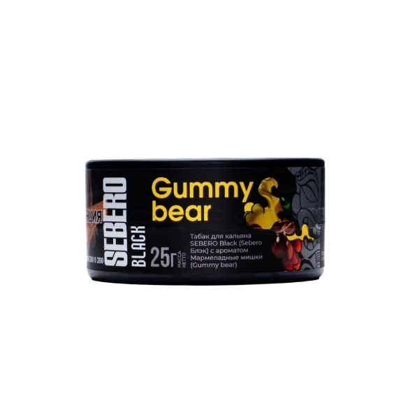 Табак Sebero Black Gummy Bear 25 грамм в Краснодаре