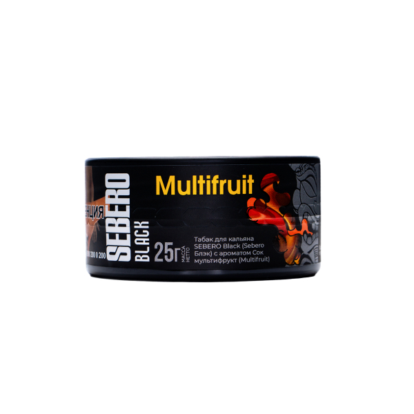 Табак Sebero Black Multifruit 25 грамм в Краснодаре