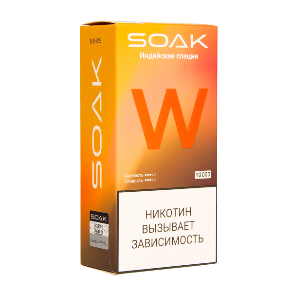 Электронная сигарета Soak W Индийские Специи 10000 в Краснодаре