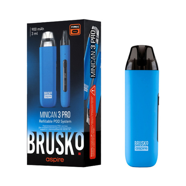 POD-система Brusko Minican 3 Pro синий в Краснодаре