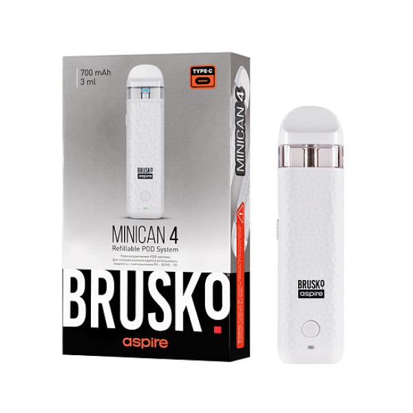 POD-система Brusko Minican 4 Белый в Краснодаре