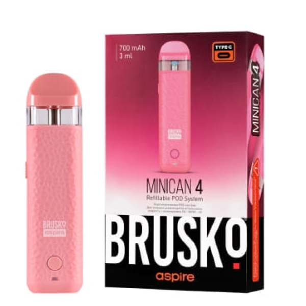 POD-система Brusko Minican 4 Розовый в Краснодаре
