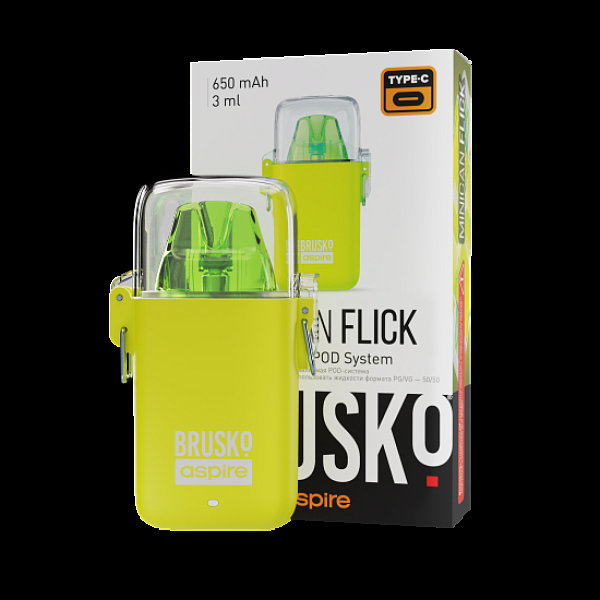 POD-система Brusko Minican Flick Жёлтый в Краснодаре