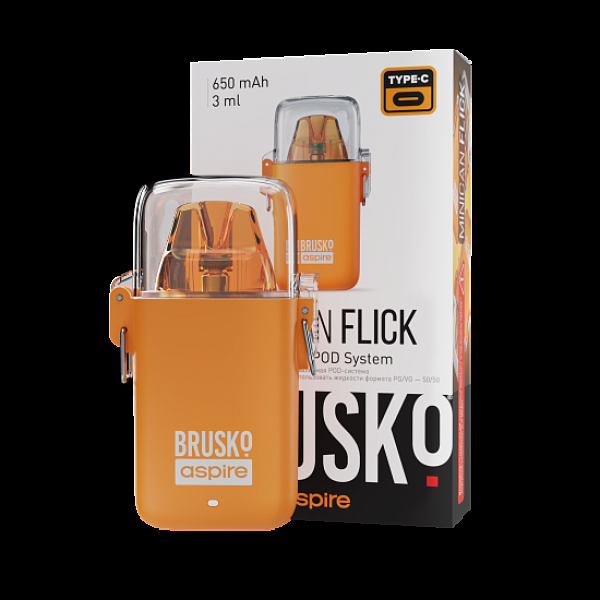 POD-система Brusko Minican Flick Оранжевый в Краснодаре