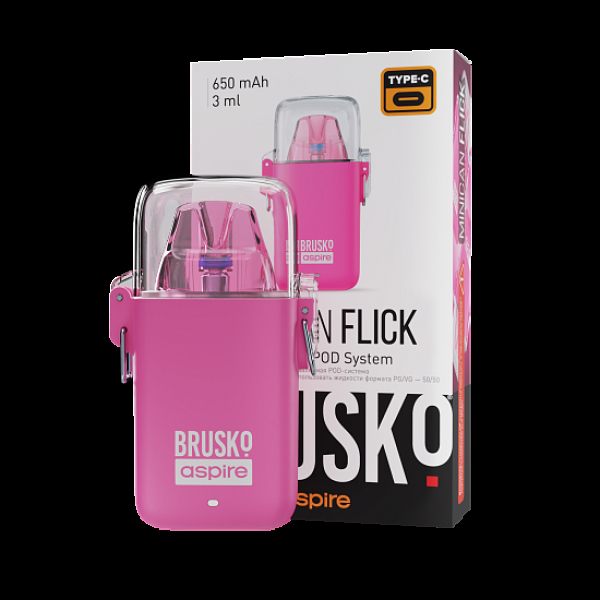 POD-система Brusko Minican Flick Розовый в Краснодаре