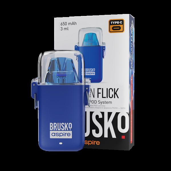 POD-система Brusko Minican Flick Синий в Краснодаре
