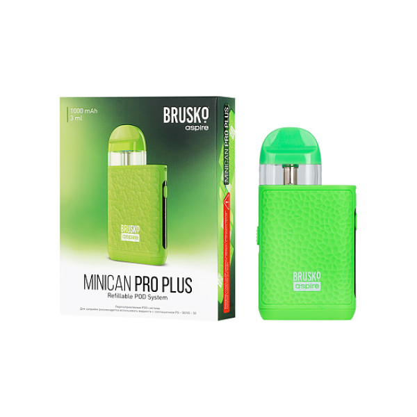 POD-система Brusko Minican Pro Plus Зеленый в Краснодаре