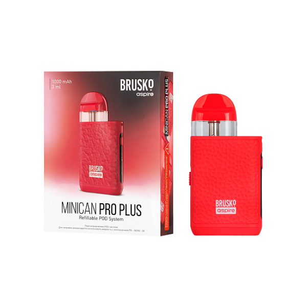 POD-система Brusko Minican Pro Plus Красный в Краснодаре