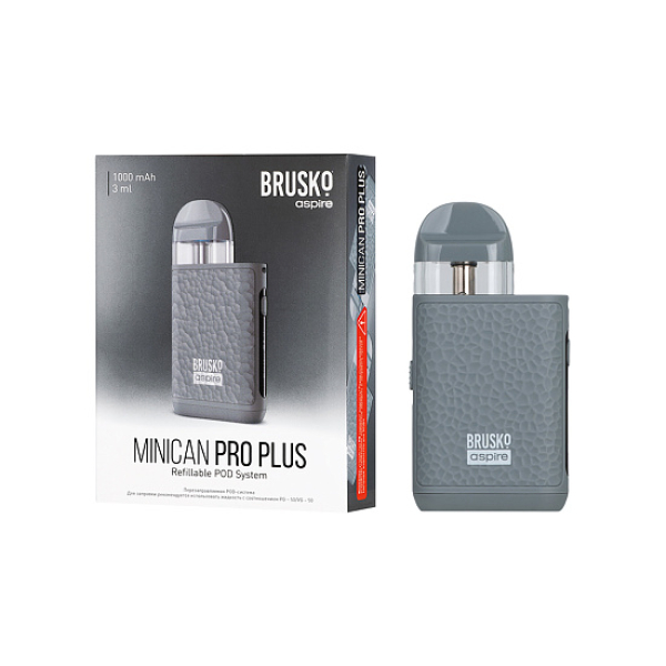 POD-система Brusko Minican Pro Plus серый в Краснодаре