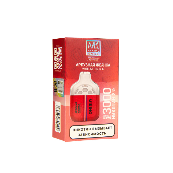 Электронка Miking Watermelon Gum 3000 Затяжек в Краснодаре
