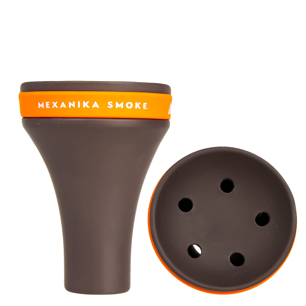 Чаша Mexanika Smoke Fancy Чёрная   С Оранжевым в Краснодаре