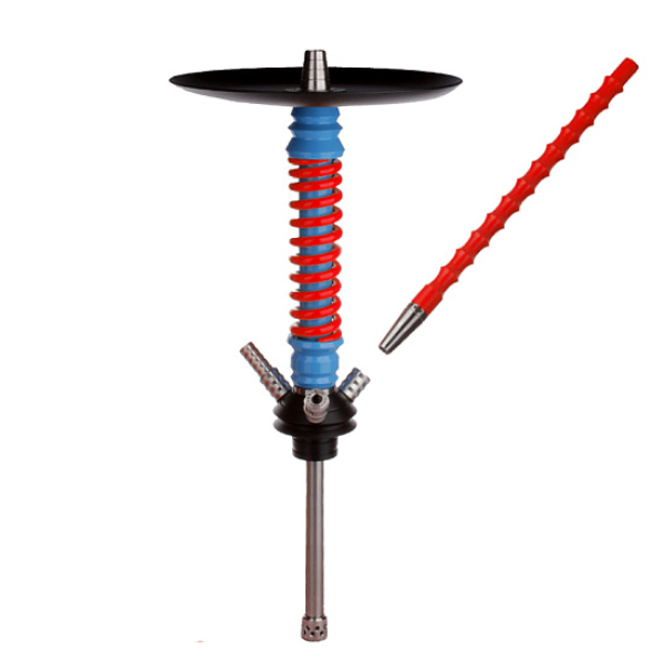 Кальян Mamay Customs V3  Coilovers Mini Голубой Красный в Краснодаре