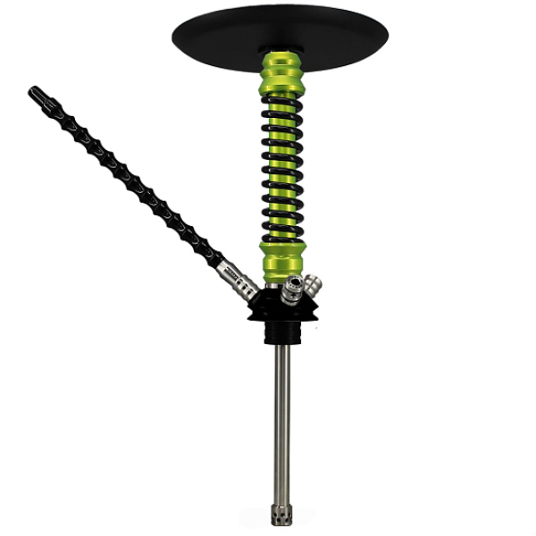 Кальян Mamay Customs V3  Coilovers Mini Салатовый Лак Черный в Краснодаре