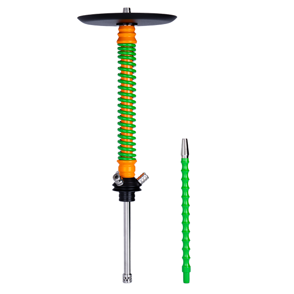 Кальян Mamay Customs Coilovers Оранжево Салатовый в Краснодаре