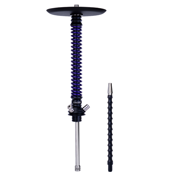 Кальян Mamay Customs Coilovers Чёрно Фиолетовый Лак в Краснодаре
