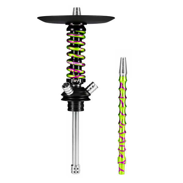 Кальян Mamay Customs Coilover Micro Салатово Пурпурный Сплеш в Краснодаре