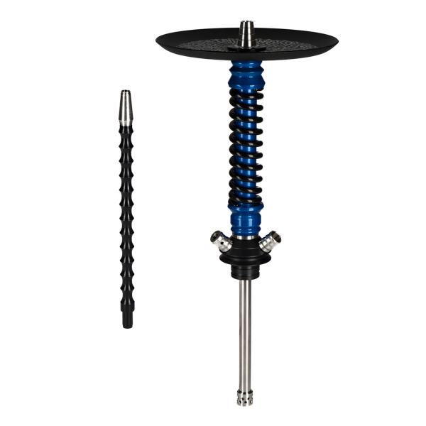 Кальян Mamay Customs Coilovers Mini Голубой Лак Черный Грав. Калиграфия в Краснодаре