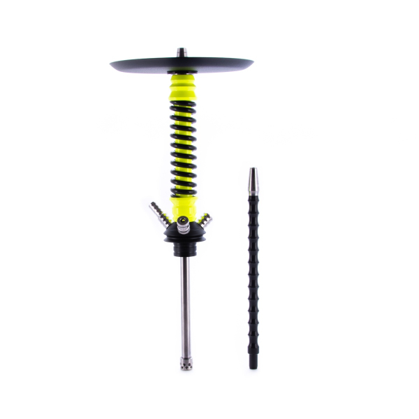 Кальян Mamay Customs Coilovers Mini Жёлтый Ф Чёрный   Гр. Bus в Краснодаре