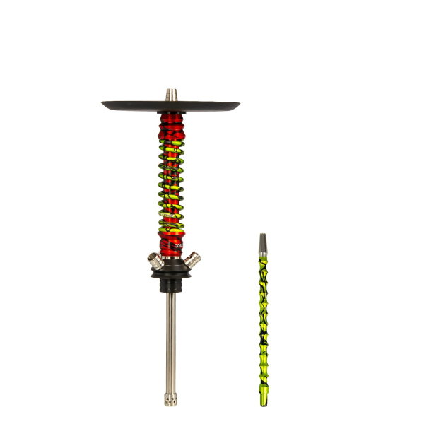 Кальян Mamay Customs Coilovers Mini Красный Сплеш Салатовый Сплеш в Краснодаре