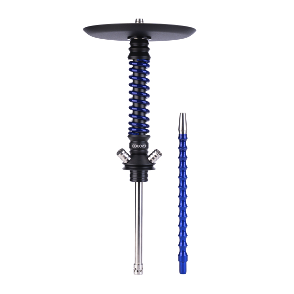 Кальян Mamay Customs Coilovers Mini Чёрно Синий Лак в Краснодаре