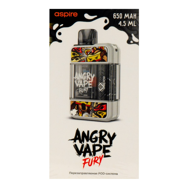 POD-система Brusko Angry Vape Fury 650 Mah Белый в Краснодаре