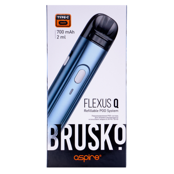POD-система Brusko Flexus Q Небесно Голубой в Краснодаре