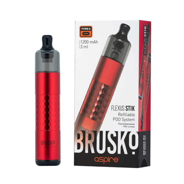 POD-система Brusko Flexus Stik Красный в Краснодаре