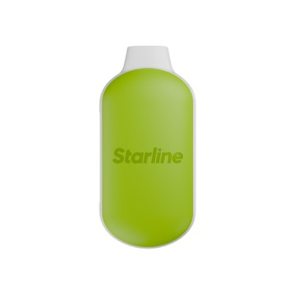 Электронка Starline Mini Зеленое Яблоко  3000 затяжек в Краснодаре