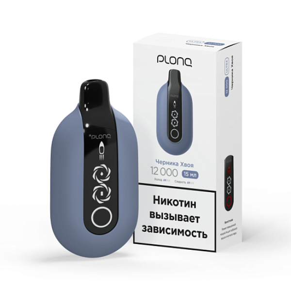 Электронка Plonq Ultra Черника Хвоя 12000 затяжек в Краснодаре