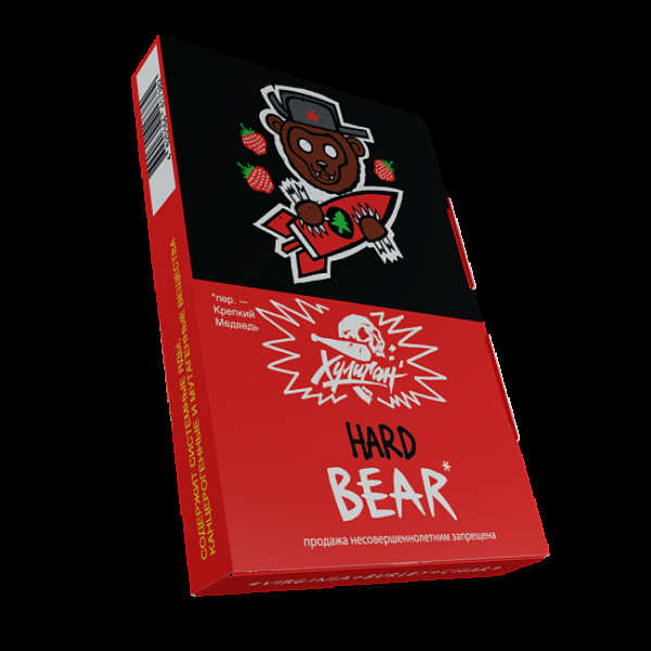 Табак Хулиган Hard Bear Клубника С Елкой 25 грамм в Краснодаре