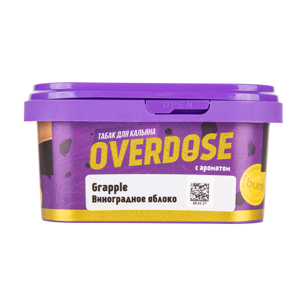 Табак Overdose Grapple 200 грамм в Краснодаре